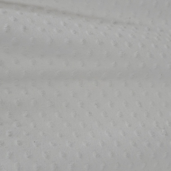 Lane Bryant White Dotted Swiss Tiered Tank Top - Picture 6 of 11